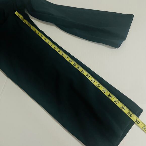 R & M Richards By Karen Kwong Button Up Two Piece Shirt Pants Set Size 8 Navy - Picture 4 of 10